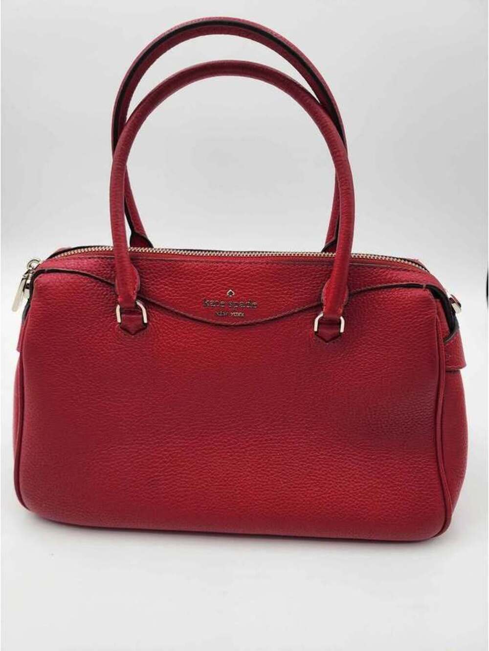 Kate Spade New York Red Leather Satchel Bag